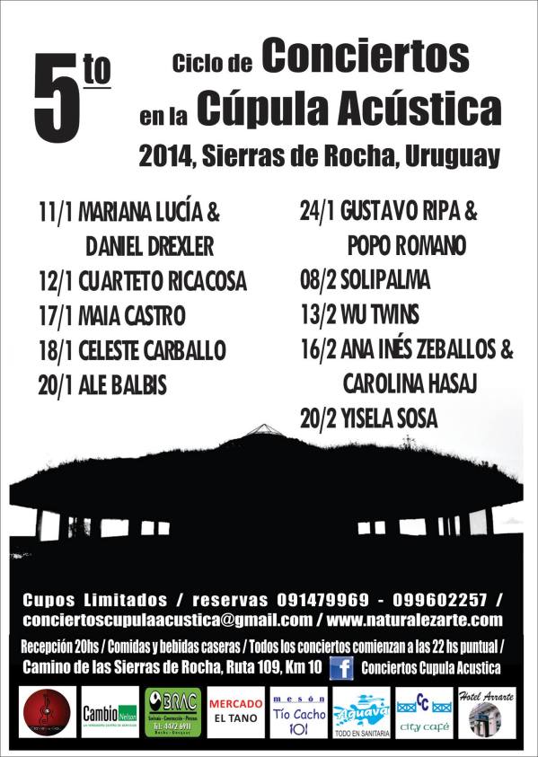 conciertos cupula 2014
